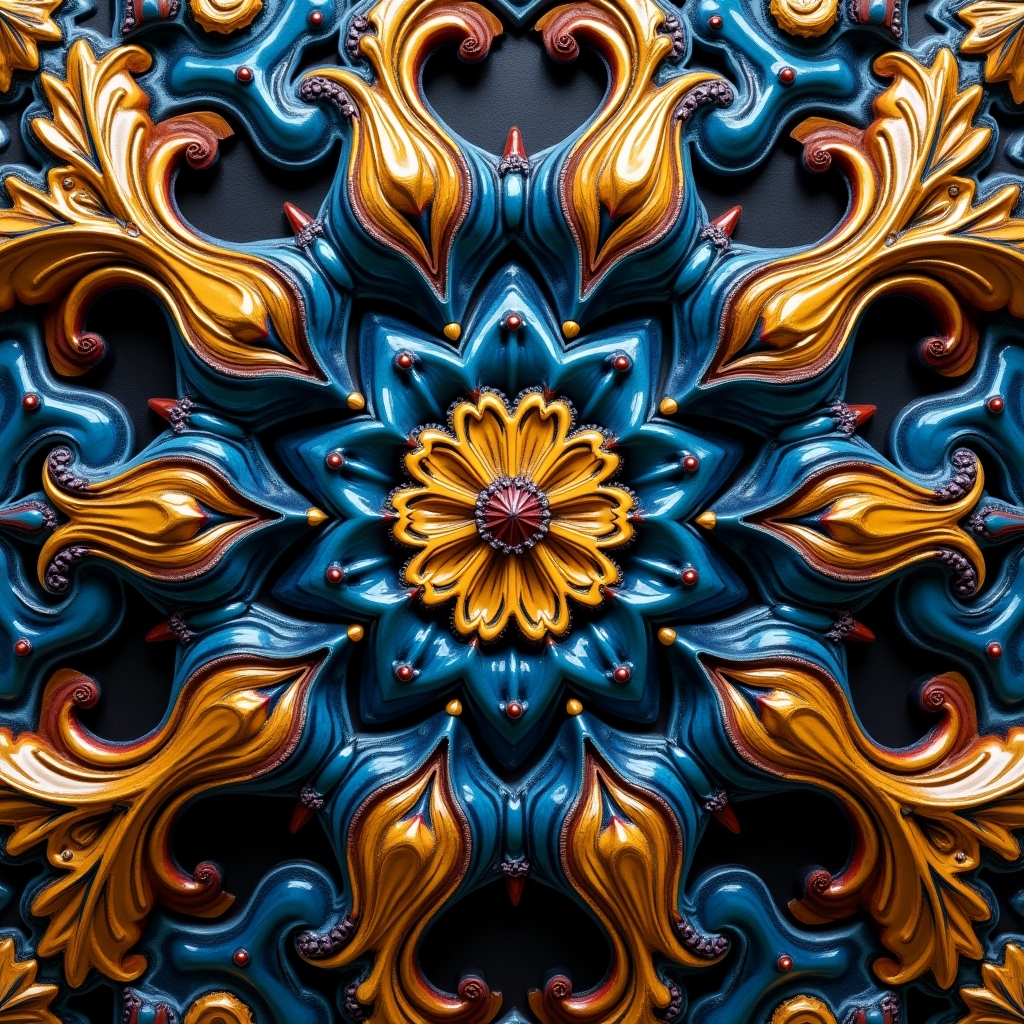 Abstract AI-generated patterns